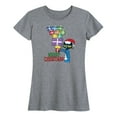 thumbnail image 1 of Pete The Cat - Presents Merry Christmas - Women's Short Sleeve Graphic T-Shirt, 1 of 5