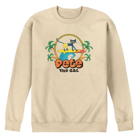 Pete The Cat - Retro Surf - Men's Crew Fleece Sweatshirt