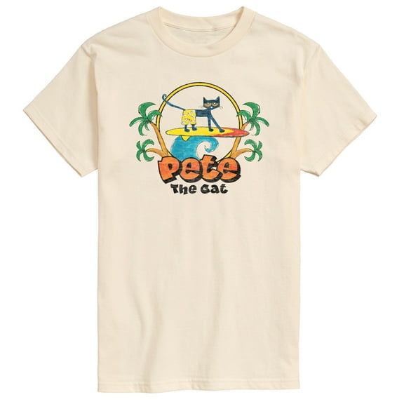 Pete The Cat - Retro Surf - Men's Short Sleeve Graphic T-Shirt