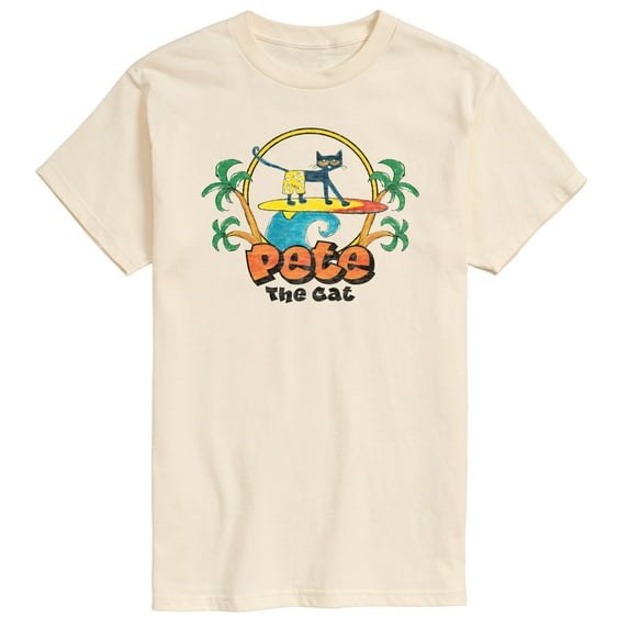 Pete The Cat - Retro Surf - Men's Short Sleeve Graphic T-Shirt