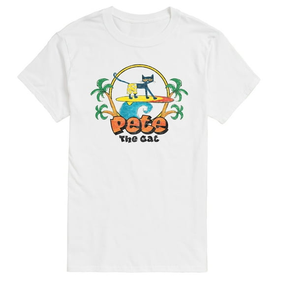 Pete The Cat - Retro Surf - Men's Short Sleeve Graphic T-Shirt