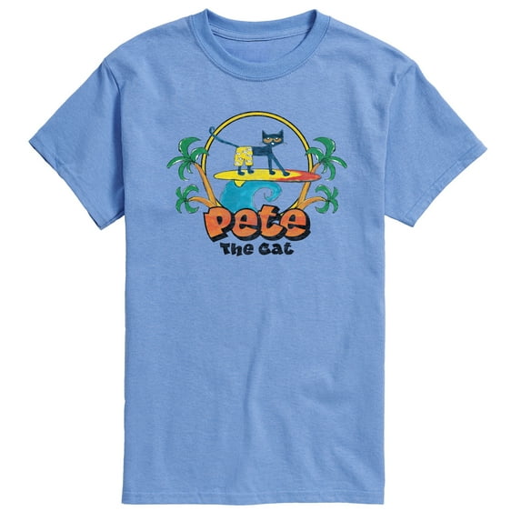 Pete The Cat - Retro Surf - Men's Short Sleeve Graphic T-Shirt