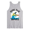 thumbnail image 1 of Pete The Cat - Ride The Waves - Men's Jersey Tank Top, 1 of 4
