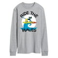 thumbnail image 1 of Pete The Cat - Ride The Waves - Men's Long Sleeve T-Shirt, 1 of 6