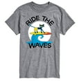 thumbnail image 1 of Pete The Cat - Ride The Waves - Men's Short Sleeve Graphic T-Shirt, 1 of 5