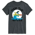 thumbnail image 1 of Pete The Cat - Ride The Waves - Men's Short Sleeve Graphic T-Shirt, 1 of 5