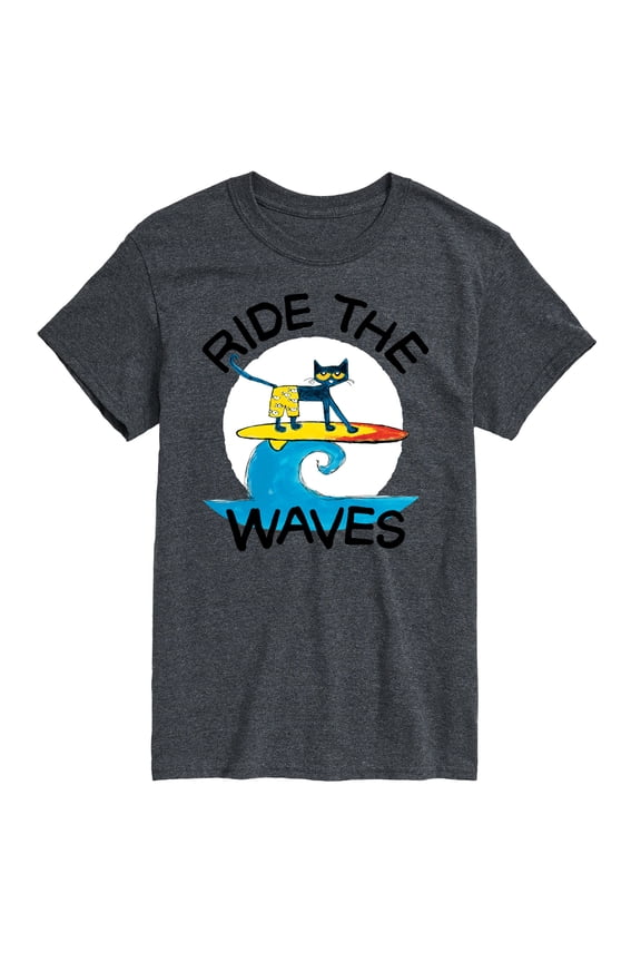 - Ride The Waves - Men's Short Sleeve Graphic T-Shirt