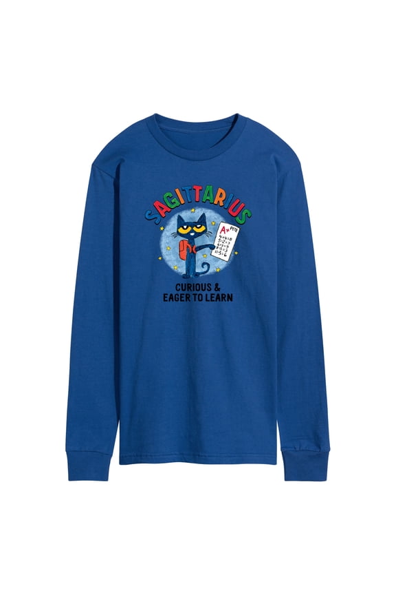 - Sagittarius - Men's Long Sleeve Graphic T-Shirt