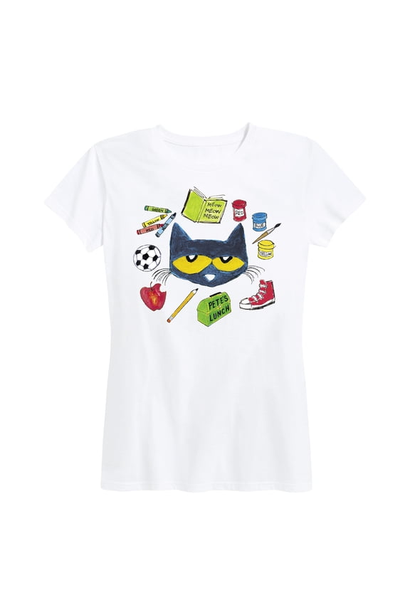 - School Supplies - Women's Short Sleeve Graphic T-Shirt