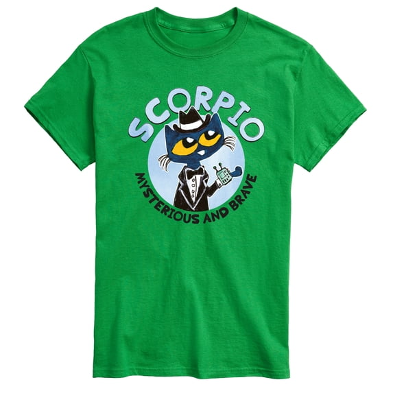 Pete The Cat - Scorpio - Men's Short Sleeve Graphic T-Shirt