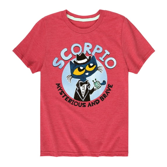 Pete The Cat - Scorpio - Toddler And Youth Short Sleeve Graphic