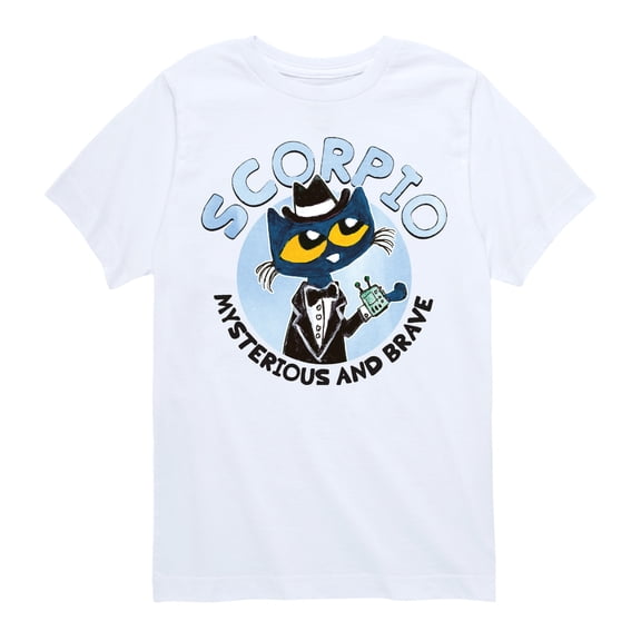 Pete The Cat - Scorpio - Toddler And Youth Short Sleeve Graphic