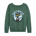 thumbnail image 1 of Pete The Cat - Scorpio - Women's French Terry Long Sleeve Shirt, 1 of 5