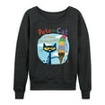 thumbnail image 1 of Pete The Cat - Screams For Ice Cream - Women's French Terry Long Sleeve Shirt, 1 of 5
