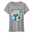 thumbnail image 1 of Pete The Cat - Screams For Ice Cream  - Women's Short Sleeve Graphic T-Shirt, 1 of 6