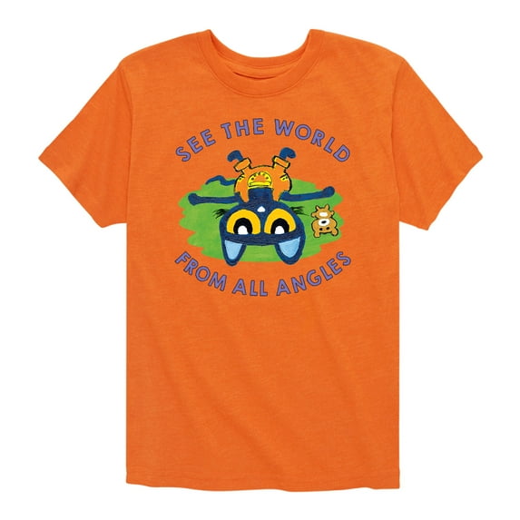Pete The Cat - See The World From All Angles - Toddler And Youth Short Sleeve Graphic T-Shirt