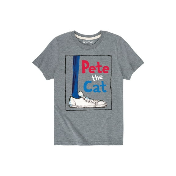Pete The Cat - Shoe With Frame - Toddler Short Sleeve Graphic T-Shirt