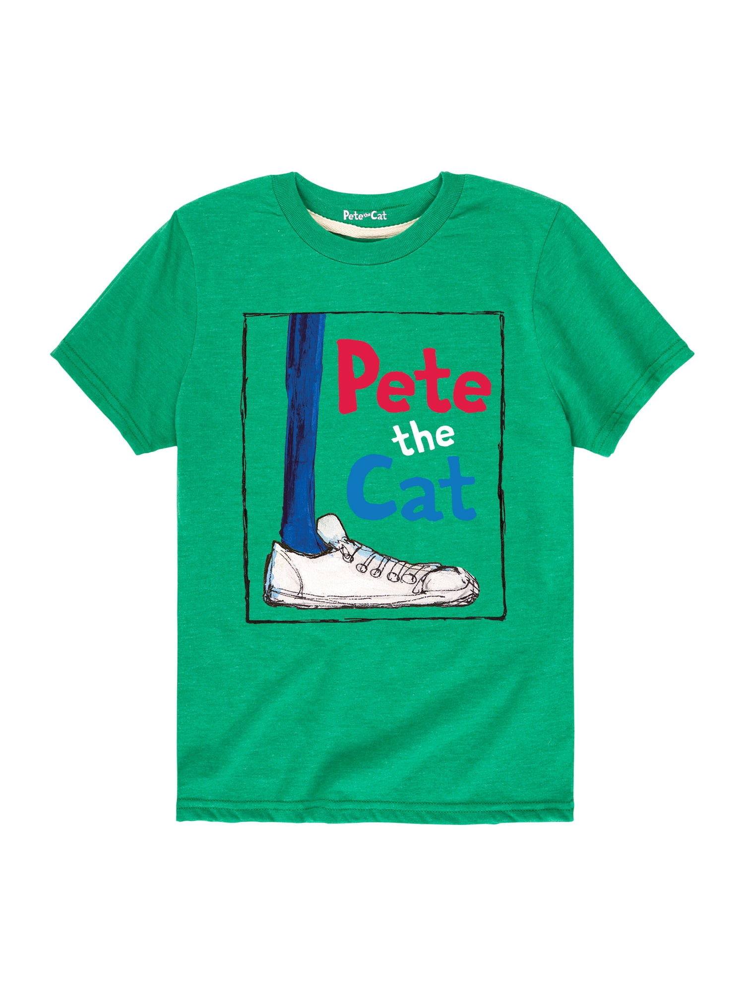 Pete The Cat Shoe With Frame Toddler Short Sleeve Graphic TShirt