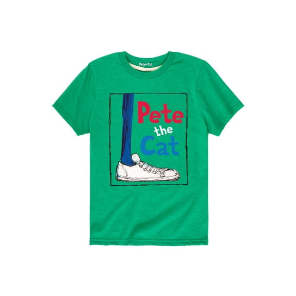 Pete The Cat - Shoe With Frame - Toddler Short Sleeve Graphic T-Shirt