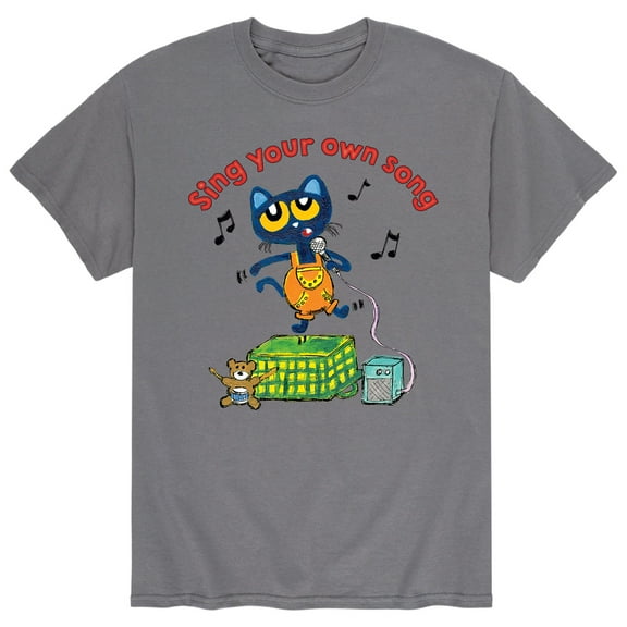 Pete The Cat - Sing Your Own Song - Men's Short Sleeve Graphic T-Shirt