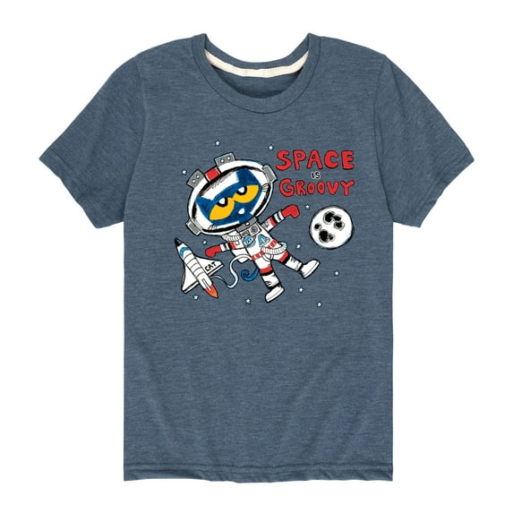 Pete The Cat - Space Is Groovy - Toddler Short Sleeve Graphic T-Shirt
