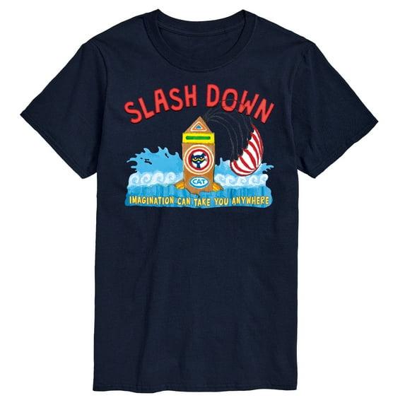 Pete The Cat - Splash Down - Men's Short Sleeve Graphic T-Shirt