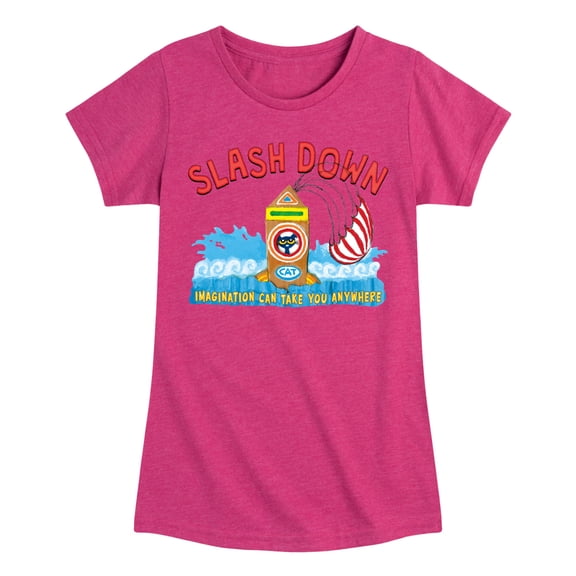 Pete The Cat - Splash Down - Toddler And Youth Girls Short Sleeve Graphic T-Shirt