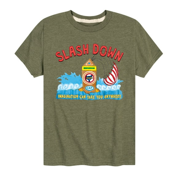 Pete The Cat - Splash Down - Toddler And Youth Short Sleeve Graphic T-Shirt