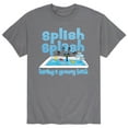thumbnail image 1 of Pete The Cat - Splish Splash Pete In Bath - Men's Short Sleeve Graphic T-Shirt, 1 of 6