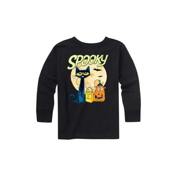 Pete The Cat - Spooky Glow - Youth Long Sleeve T-Shirt
