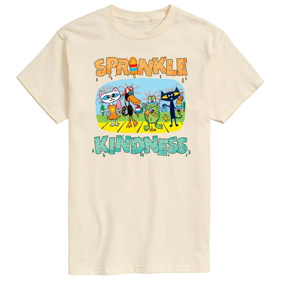 Pete The Cat - Sprinkle Kindness - Men's Short Sleeve Graphic T-Shirt