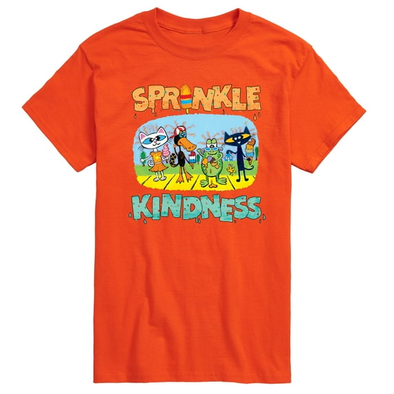 Pete The Cat - Sprinkle Kindness - Men's Short Sleeve Graphic T-Shirt