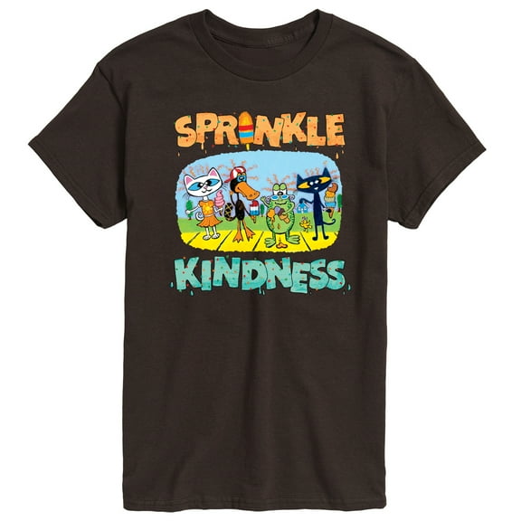 Pete The Cat - Sprinkle Kindness - Men's Short Sleeve Graphic T-Shirt