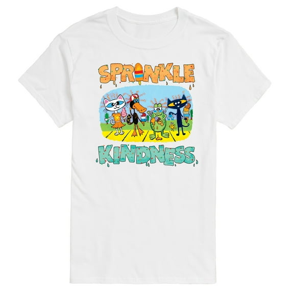 Pete The Cat - Sprinkle Kindness - Men's Short Sleeve Graphic T-Shirt