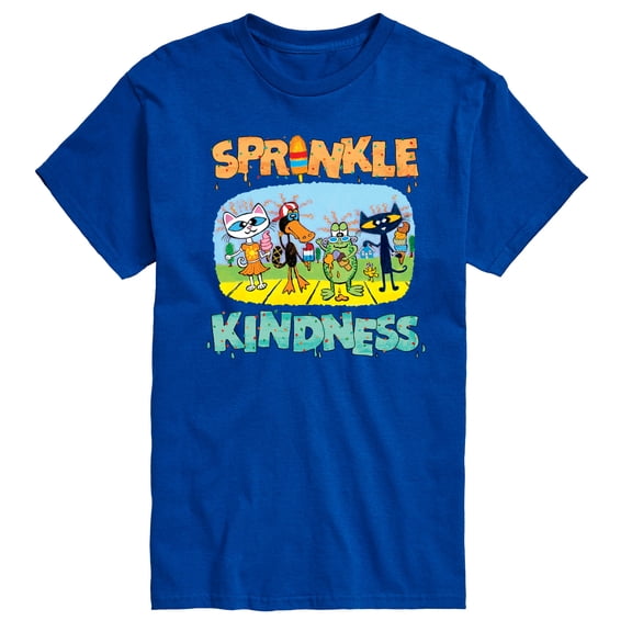 Pete The Cat - Sprinkle Kindness - Men's Short Sleeve Graphic T-Shirt
