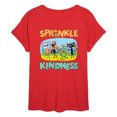 thumbnail image 1 of Pete The Cat - Sprinkle Kindness - Women's Oversized Graphic T-Shirt, 1 of 4