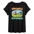 thumbnail image 1 of Pete The Cat - Sprinkle Kindness - Women's Oversized Graphic T-Shirt, 1 of 5