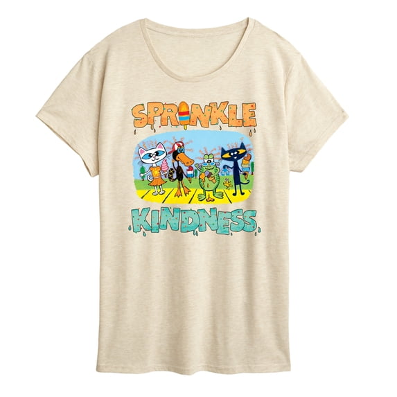 Pete The Cat - Sprinkle Kindness - Women's Short Sleeve Graphic T-Shirt