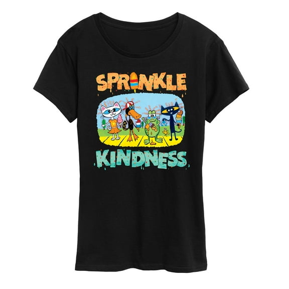 Pete The Cat - Sprinkle Kindness  - Women's Short Sleeve Graphic T-Shirt