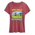 thumbnail image 1 of Pete The Cat - Sprinkle Kindness  - Women's Short Sleeve Graphic T-Shirt, 1 of 6