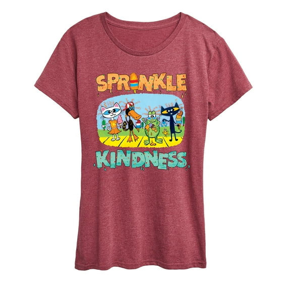Pete The Cat - Sprinkle Kindness - Women's Short Sleeve Graphic T-Shirt