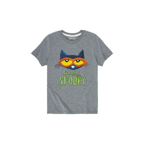 Pete The Cat - Stay Spooky - Youth Short Sleeve Graphic T-Shirt