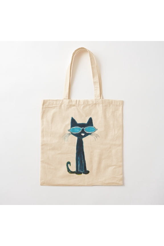Pete The Cat Style 009 Canvas Tote Bags, Reusable Shopping Bag