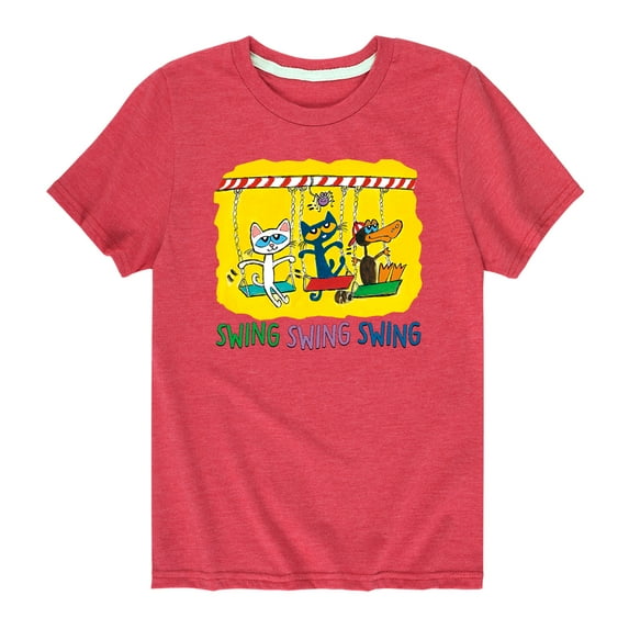 Pete The Cat - Swing Time - Toddler Short Sleeve Graphic T-Shirt
