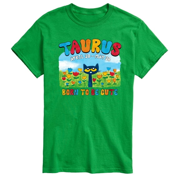Pete The Cat - Taurus - Men's Short Sleeve Graphic T-Shirt