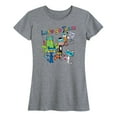 thumbnail image 1 of Pete The Cat - Teamwork Multi - Women's Short Sleeve Graphic T-Shirt, 1 of 5