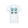 thumbnail image 1 of Pete The Cat - The Faces Of Pete - Men's Short Sleeve Graphic T-Shirt, 1 of 5