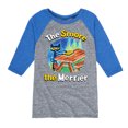 thumbnail image 1 of Pete The Cat - The Smore The Merrier - Toddler And Youth Raglan Graphic T-Shirt, 1 of 7