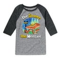 thumbnail image 1 of Pete The Cat - The Smore The Merrier - Toddler And Youth Raglan Graphic T-Shirt, 1 of 6