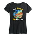 thumbnail image 1 of Pete The Cat - The Smore The Merrier - Women's Short Sleeve Graphic T-Shirt, 1 of 6